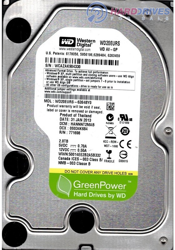 WD20EURS-63S48Y0
