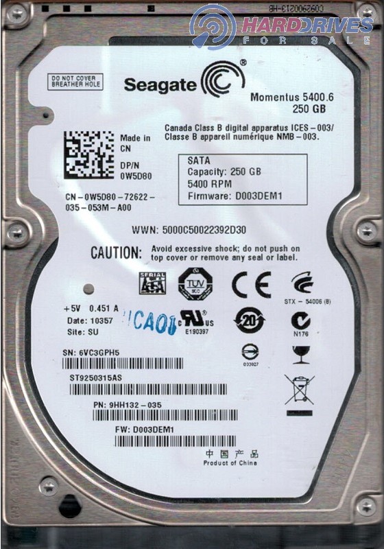 ST9250315AS