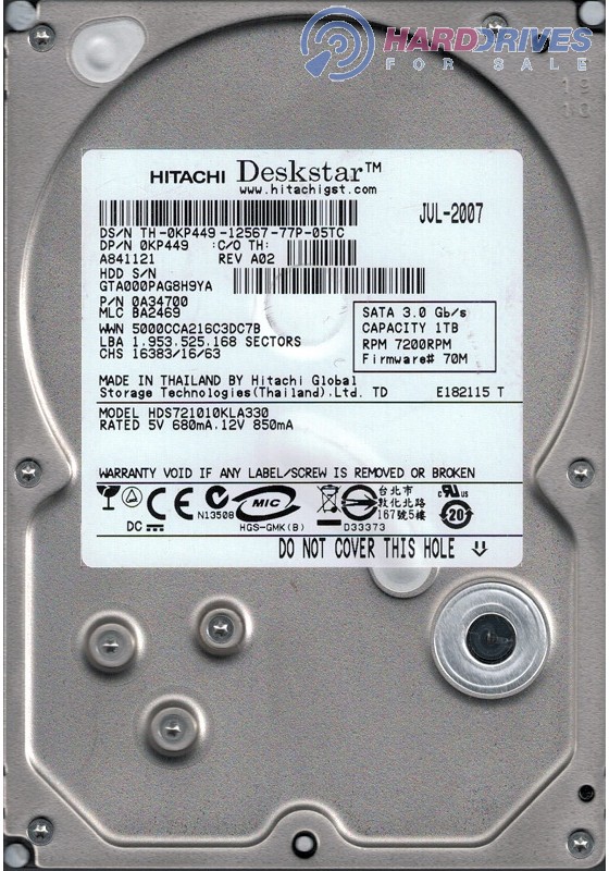 HDS721010KLA330