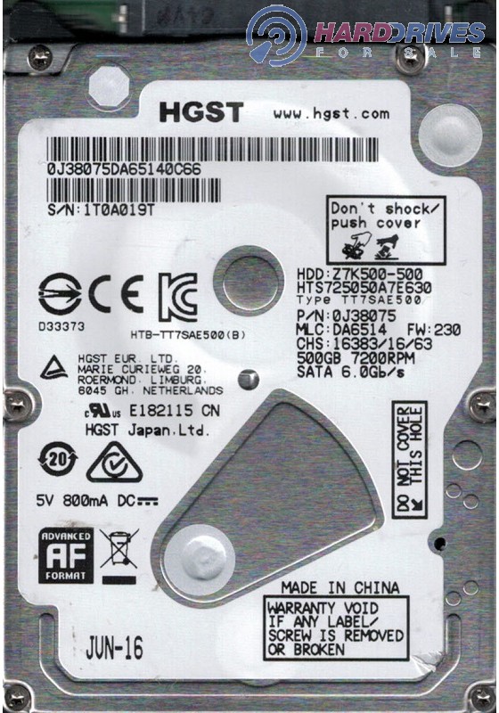 HTS725050A7E630