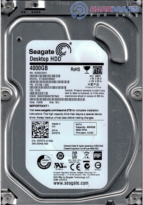 Seagate デスクトップHDD 4000GB Amazon.com: Seagate 4TB HDD 5.9K RPM 3.5