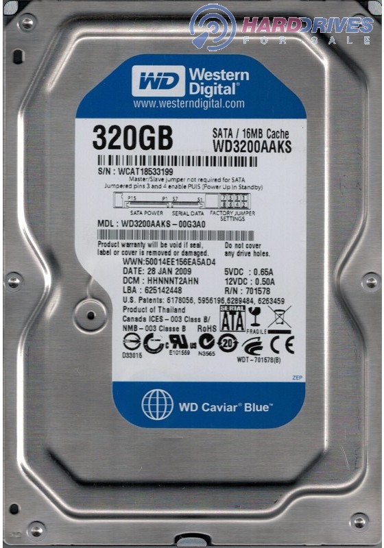 WD3200AAKS-00G3A0