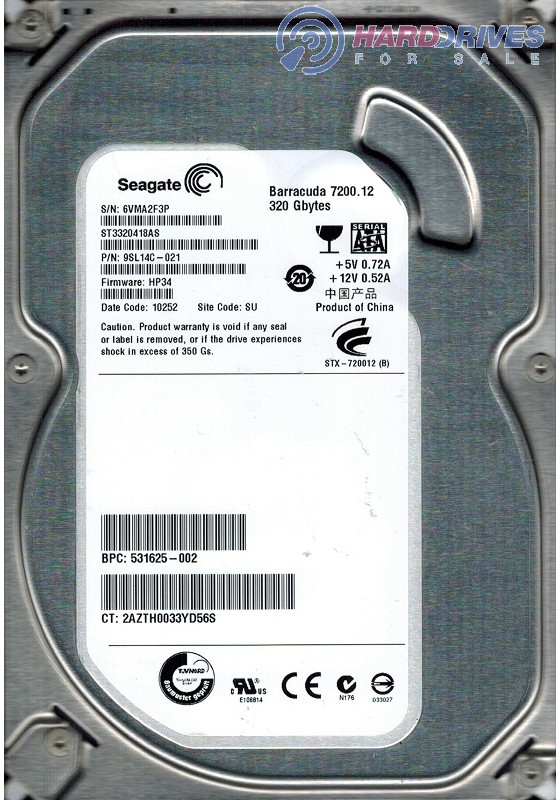 ST3320418AS 9SL14C-021 HP34 SU