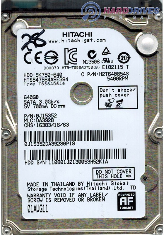 HTS547564A9E384 DA3928 0J15352