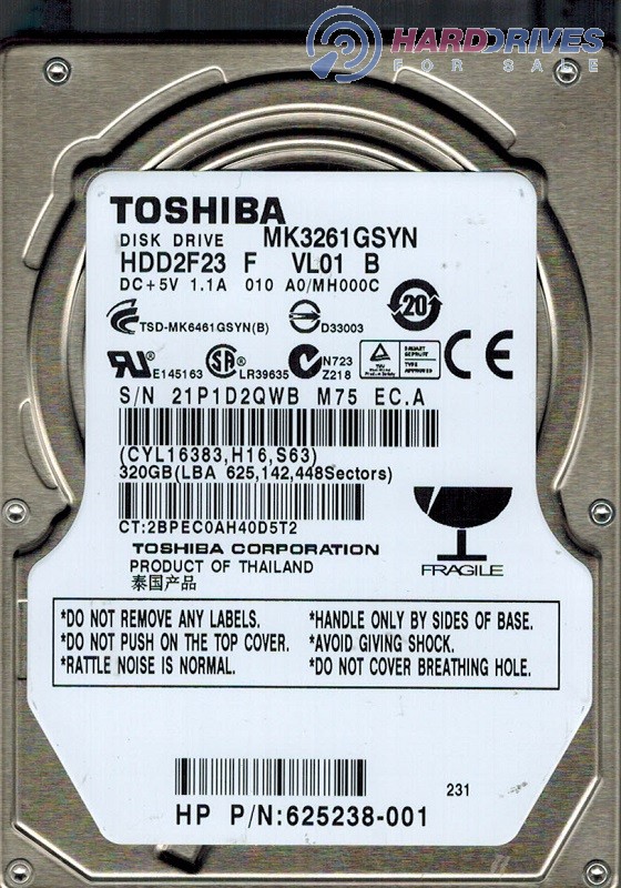 MK3261GSYN HDD2F23 F VL01 B