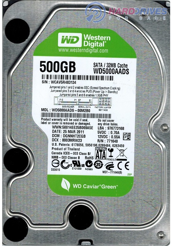 WD5000AADS-00M2B0