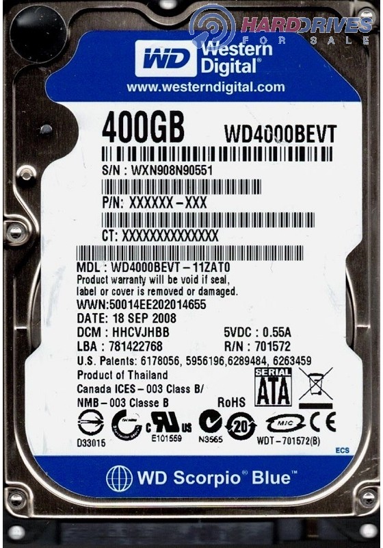 WD4000BEVT-11ZAT0