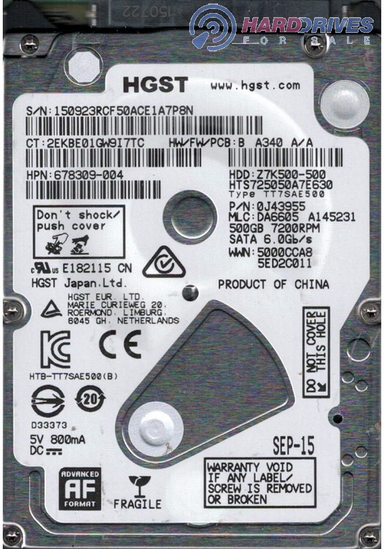 HTS725050A7E630