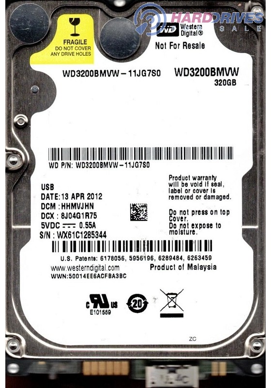 WD3200BMVW-11JG7S0