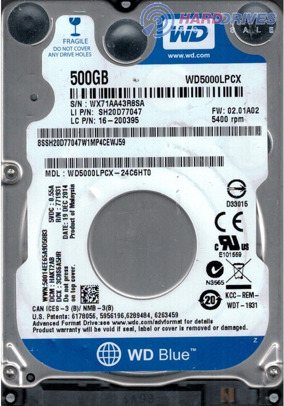 WD5000LPCX-24C6HT0