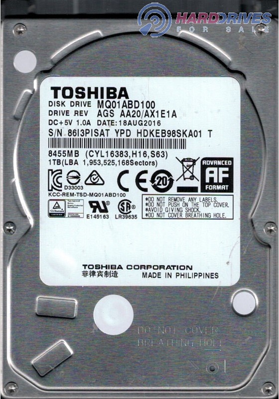 MQ01ABD100