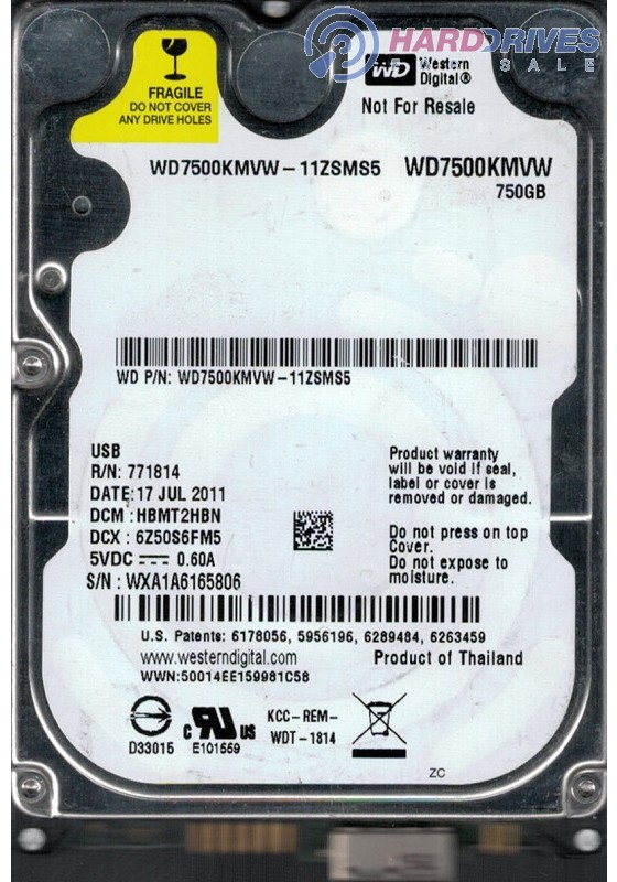 WD7500KMVW-11ZSMS5