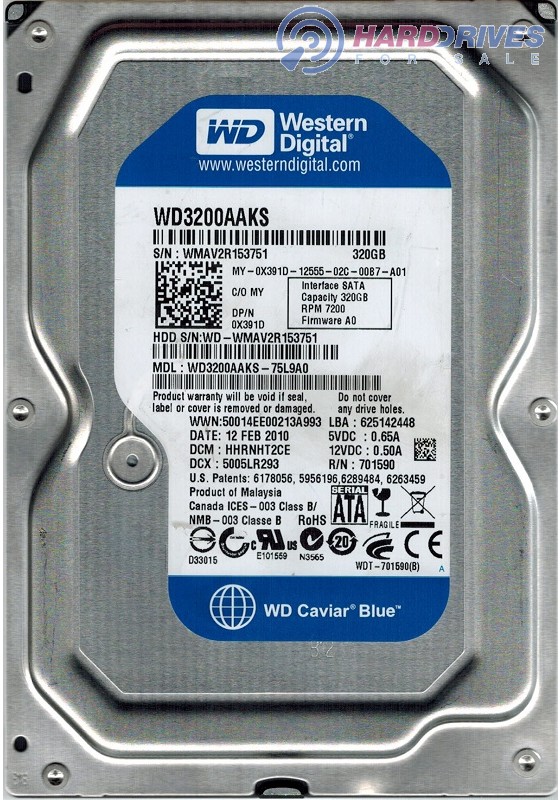 WD3200AAKS-75L9A0