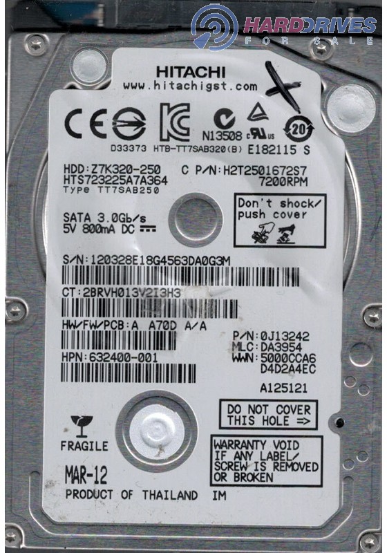 HTS723225A7A364