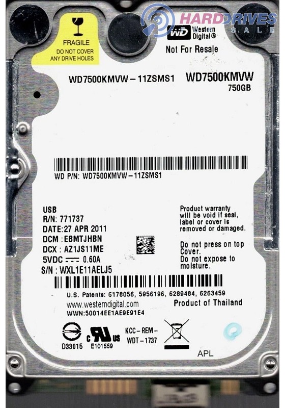 WD7500KMVW-11ZSMS1