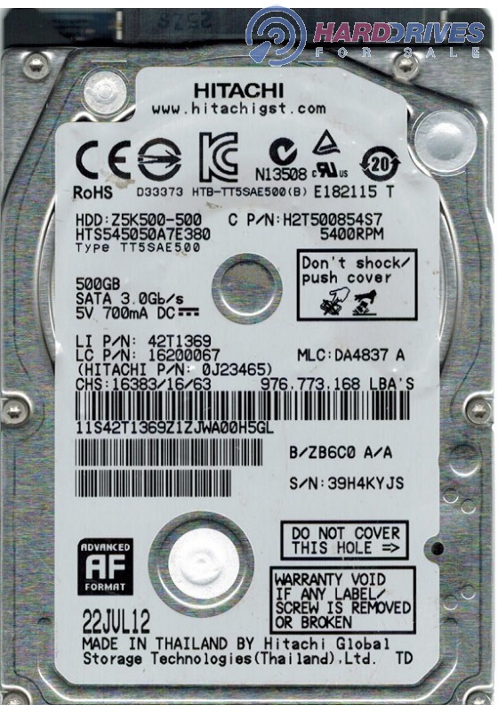 HTS545050A7E380