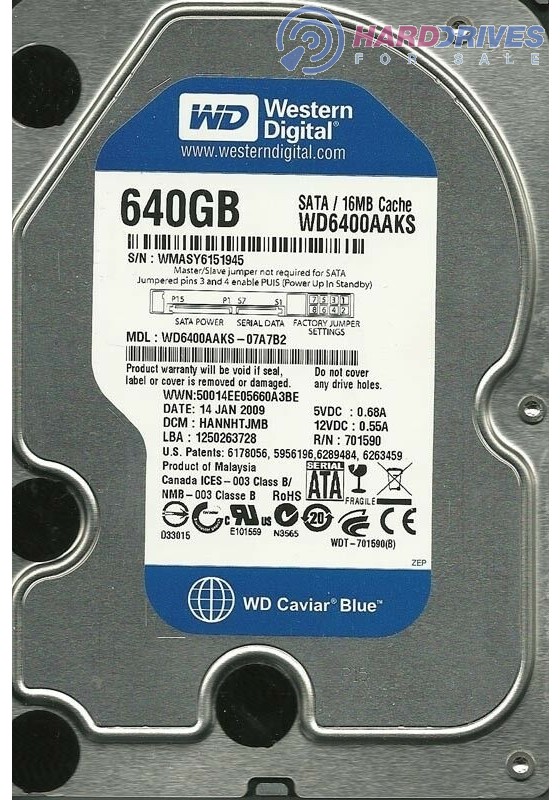 WD6400AAKS-07A7B2