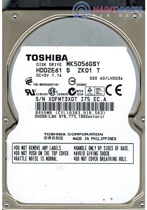  MK5056GSY HDD2E61 S ZK01 T