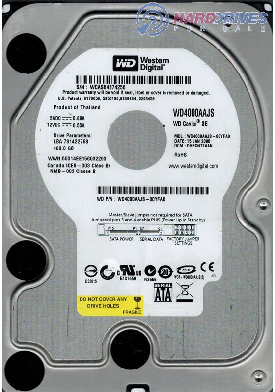 WD4000AAJS-00YFA0