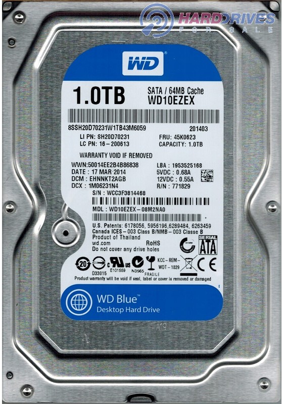 WD10EZEX-08M2NA0