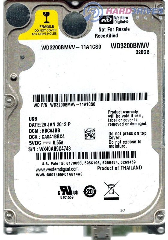 WD3200BMVV-11A1CS0