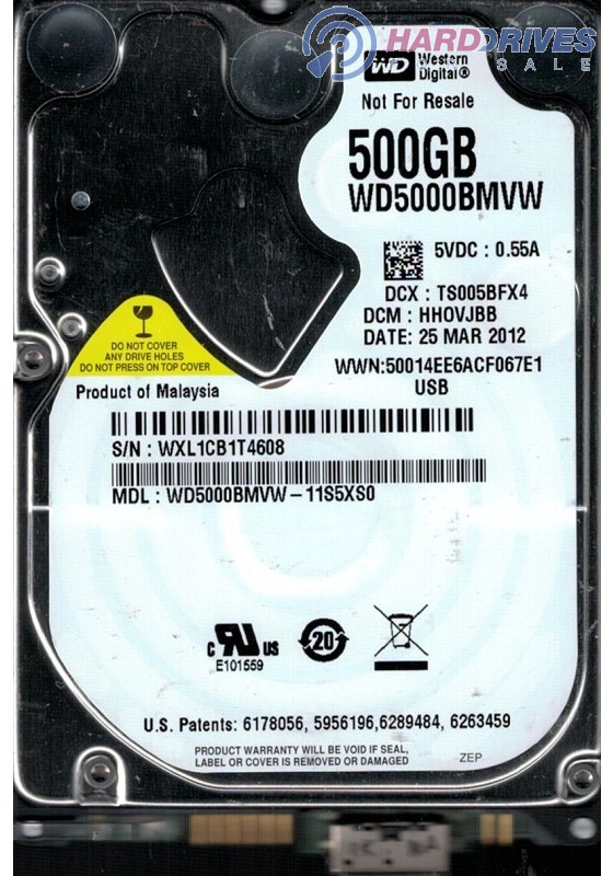 WD5000BMVW-11S5XS0