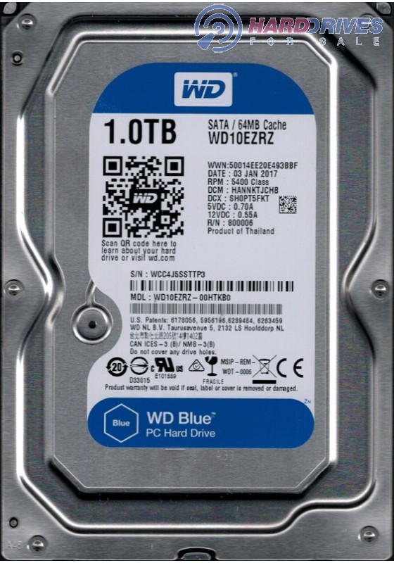 WD10EZRZ-00HTKB0