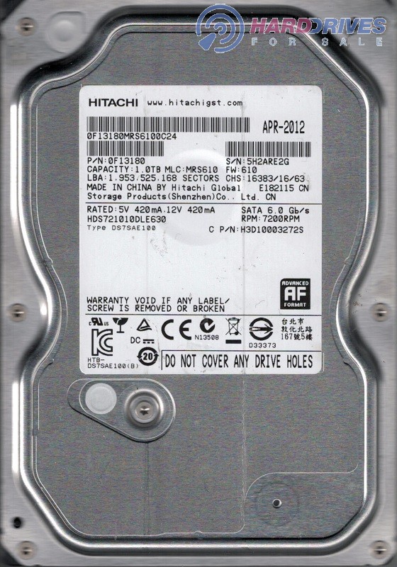 HDS721010DLE630