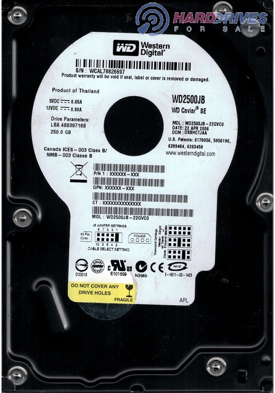 WD2500JB-22REA0