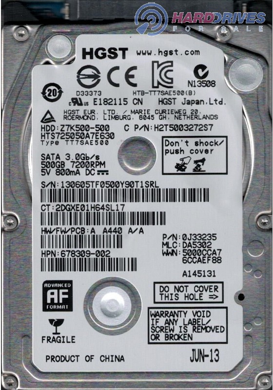 HTS725050A7E630