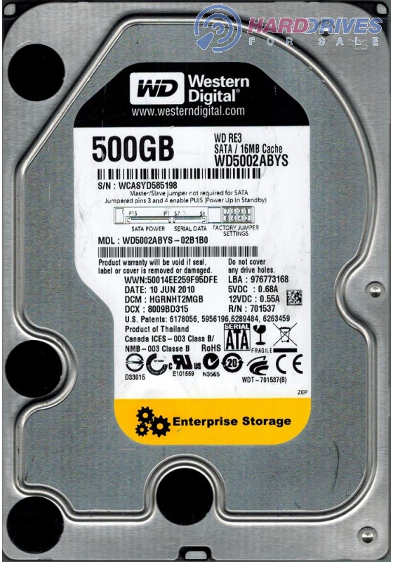 WD5002ABYS-02B1B0
