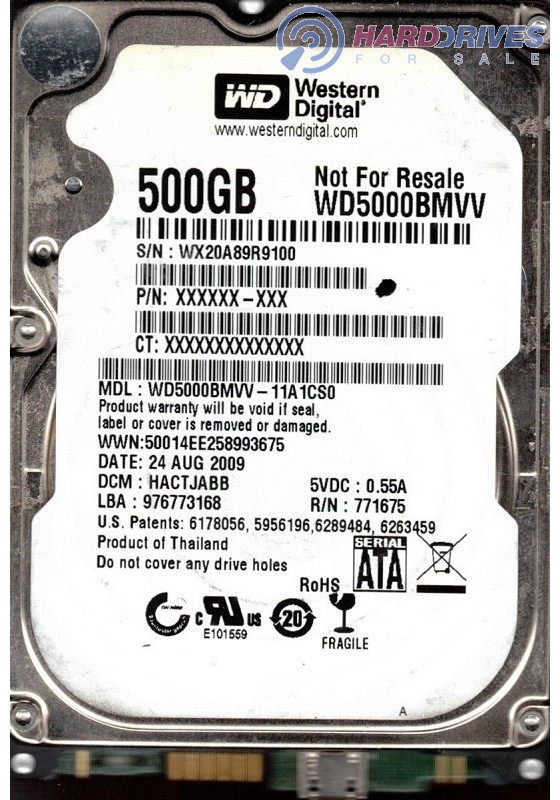 WD5000BMVV-11A1CS0