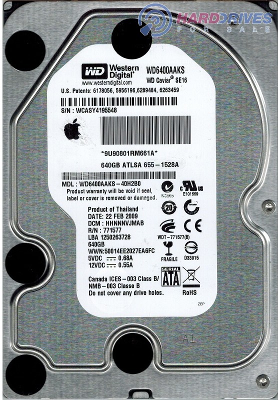 WD6400AAKS-40H2B0