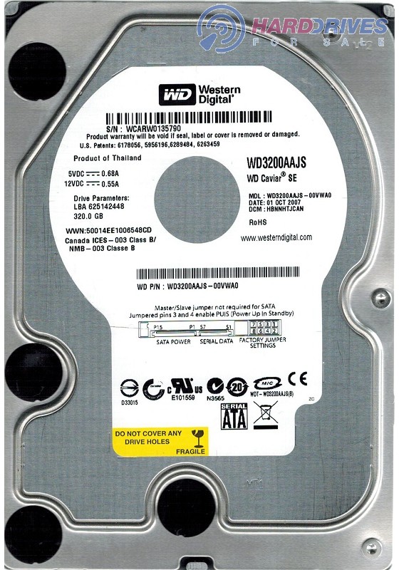 WD3200AAJS-00VWA0
