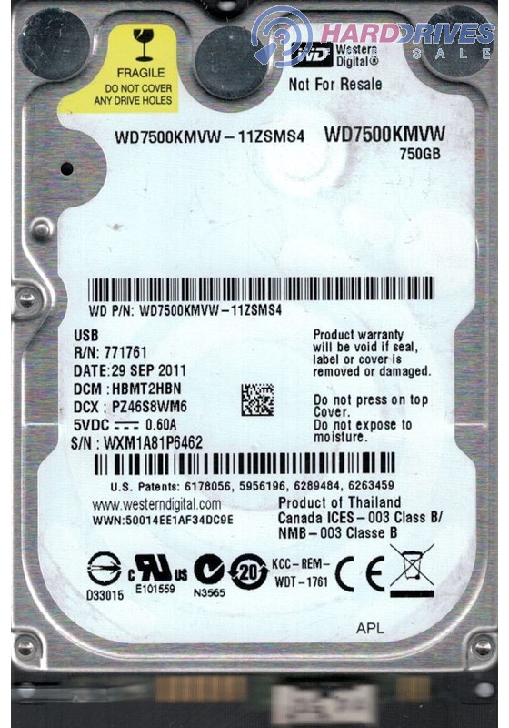 WD7500KMVW-11ZSMS4