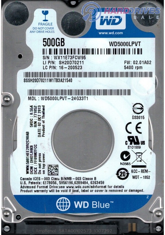 WD5000LPVT-24G33T1