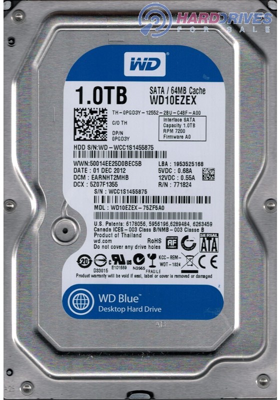 WD10EZEX-75ZF5A0 