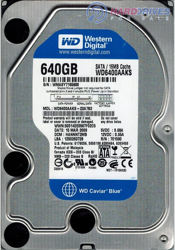 WD6400AAKS-22A7B2
