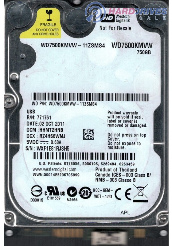 WD7500KMVW-11ZSMS4