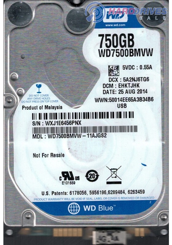 WD7500BMVW-11AJGS2