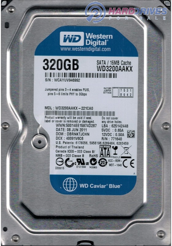WD3200AAKX-221CA0
