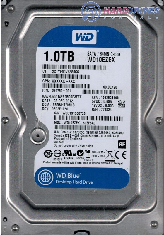 WD10EZEX-60ZF5A0