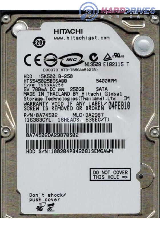 HTS545025B9SA00