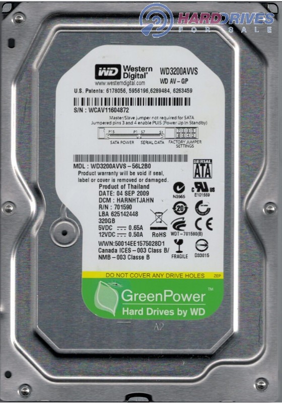 WD3200AVVS-56L2B0