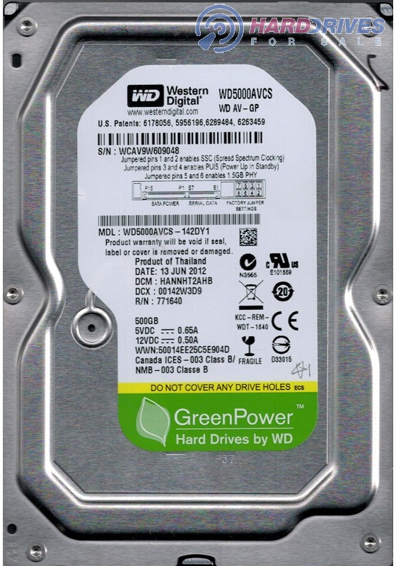 WD5000AVCS-612DY1
