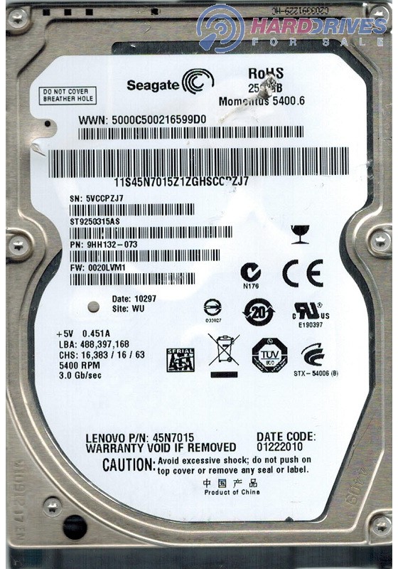  ST9250315AS