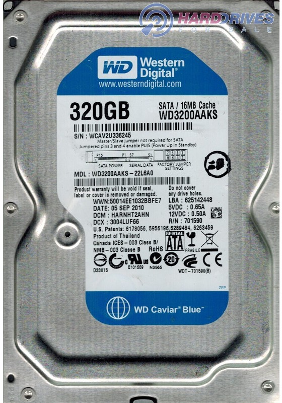  WD3200AAKS-22L6A0