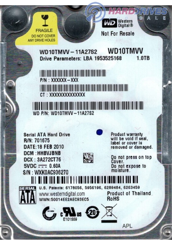 WD10TMVV-11A27S2 