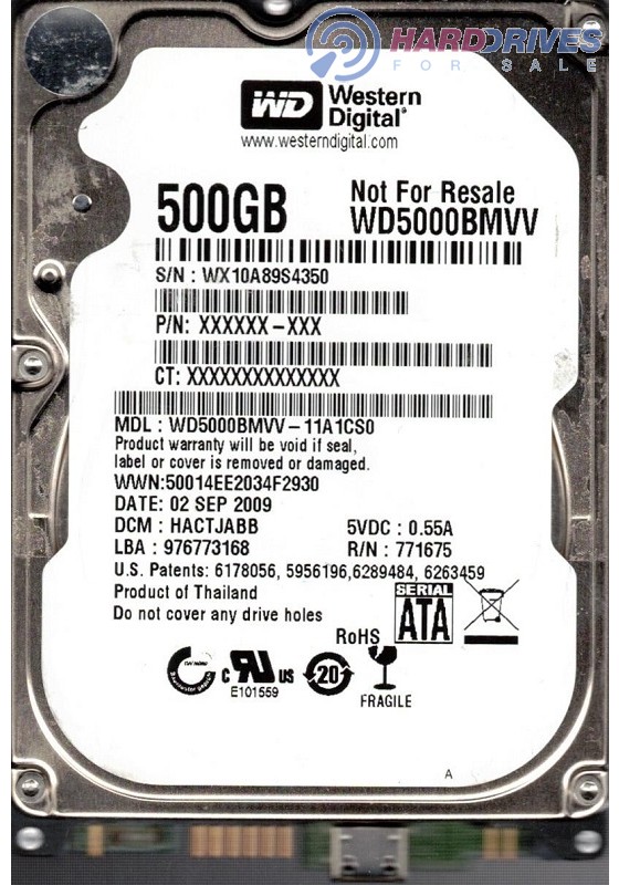 WD5000BMVV-11A1CS0