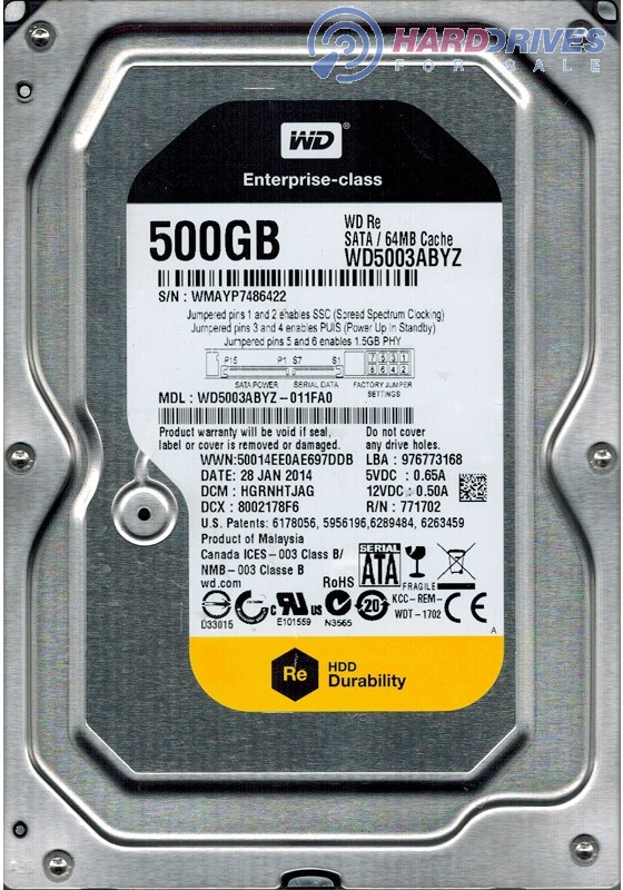 WD5003ABYZ-011FA0